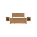 Oak Park King Bed and Two Nightstands by homestyles image