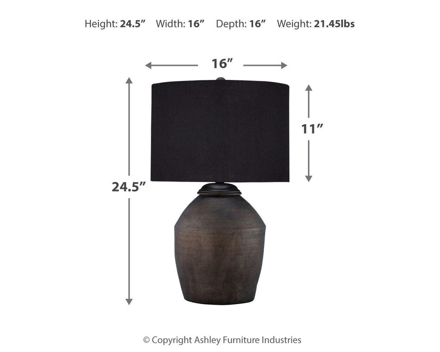 Naareman Lamp Set - LasVegasFurnitureOnline.com