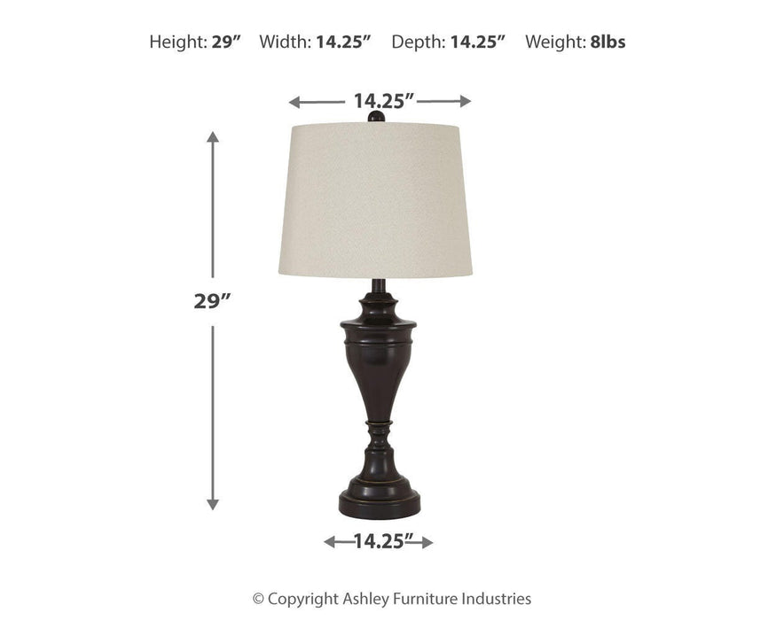 Darlita Table Lamp (Set of 2) - LasVegasFurnitureOnline.com
