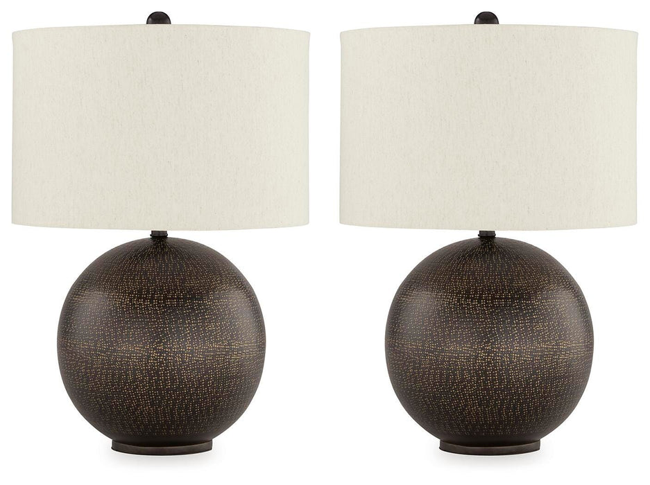 Hambell Lamp Set - LasVegasFurnitureOnline.com