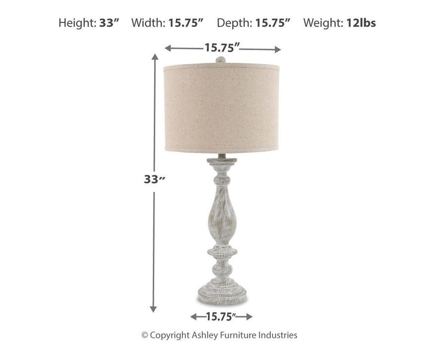 Bernadate Lamp Set - LasVegasFurnitureOnline.com