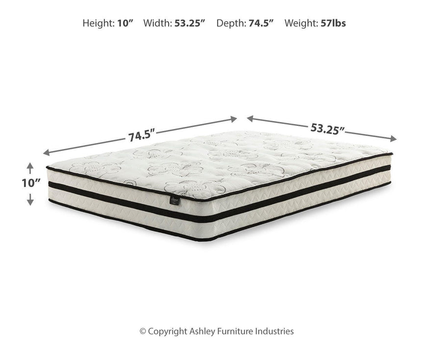 Chime 10 Inch Hybrid Mattress in a Box - LasVegasFurnitureOnline.com
