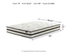 Chime 10 Inch Hybrid Mattress in a Box - LasVegasFurnitureOnline.com