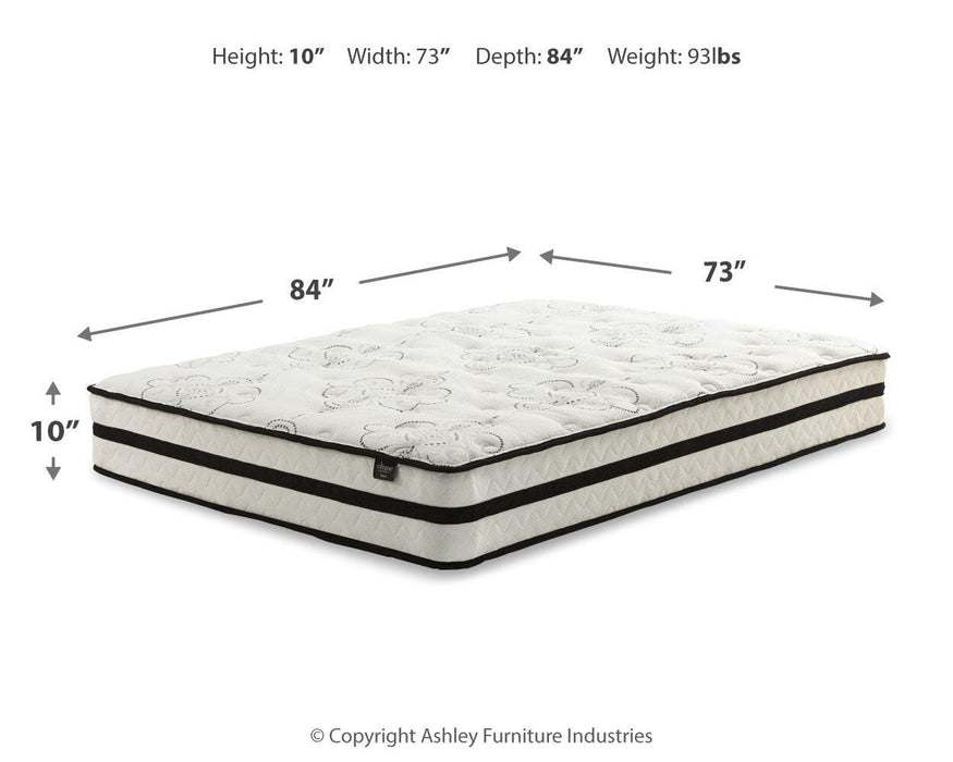 Chime 10 Inch Hybrid Mattress Package - LasVegasFurnitureOnline.com