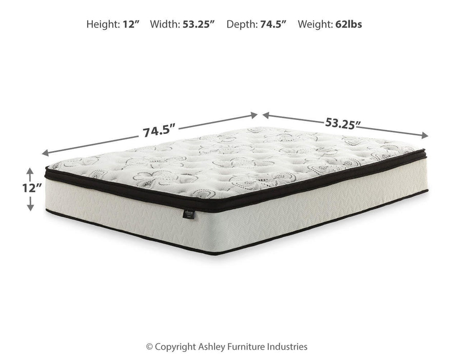 Chime 12 Inch Hybrid Mattress in a Box - LasVegasFurnitureOnline.com