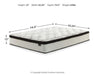 Chime 12 Inch Hybrid Mattress in a Box - LasVegasFurnitureOnline.com