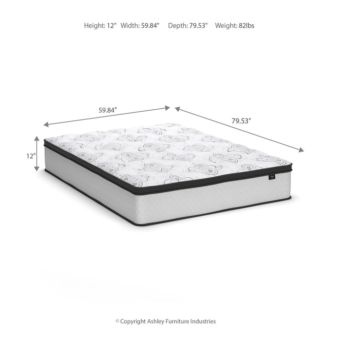 Chime 12 Inch Hybrid Mattress in a Box - LasVegasFurnitureOnline.com