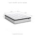 Chime 12 Inch Hybrid Mattress in a Box - LasVegasFurnitureOnline.com
