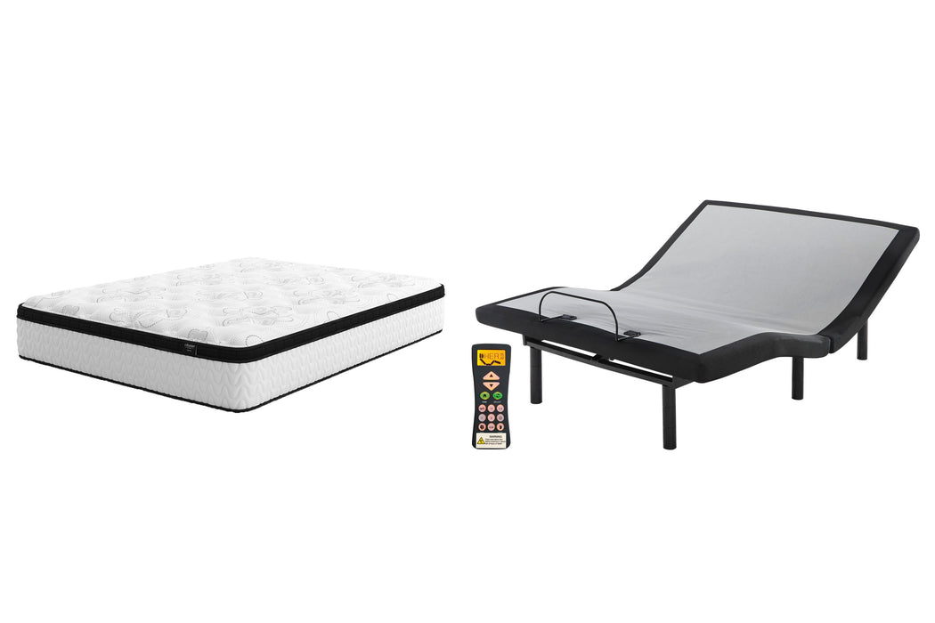 Chime 12 Inch California King Hybrid Mattress Package - LasVegasFurnitureOnline.com