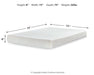 Chime 8 Inch Memory Foam Mattress in a Box - LasVegasFurnitureOnline.com