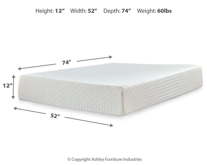 Chime 12 Inch Memory Foam Mattress in a Box - LasVegasFurnitureOnline.com