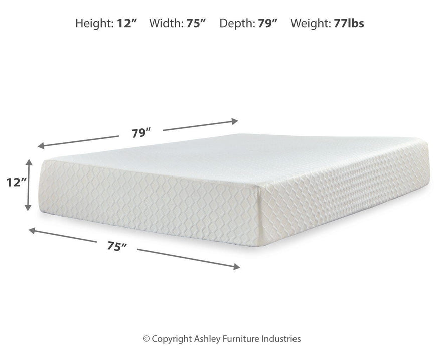 Chime 12 Inch Memory Foam Mattress in a Box - LasVegasFurnitureOnline.com