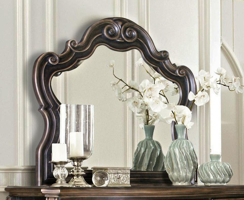 McFerran Home Furnishing B524 Mirror in Brown