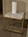 Manor Stone End Table - LasVegasFurnitureOnline.com