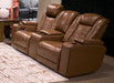 Gruaro Power Reclining Loveseat with Console - LasVegasFurnitureOnline.com