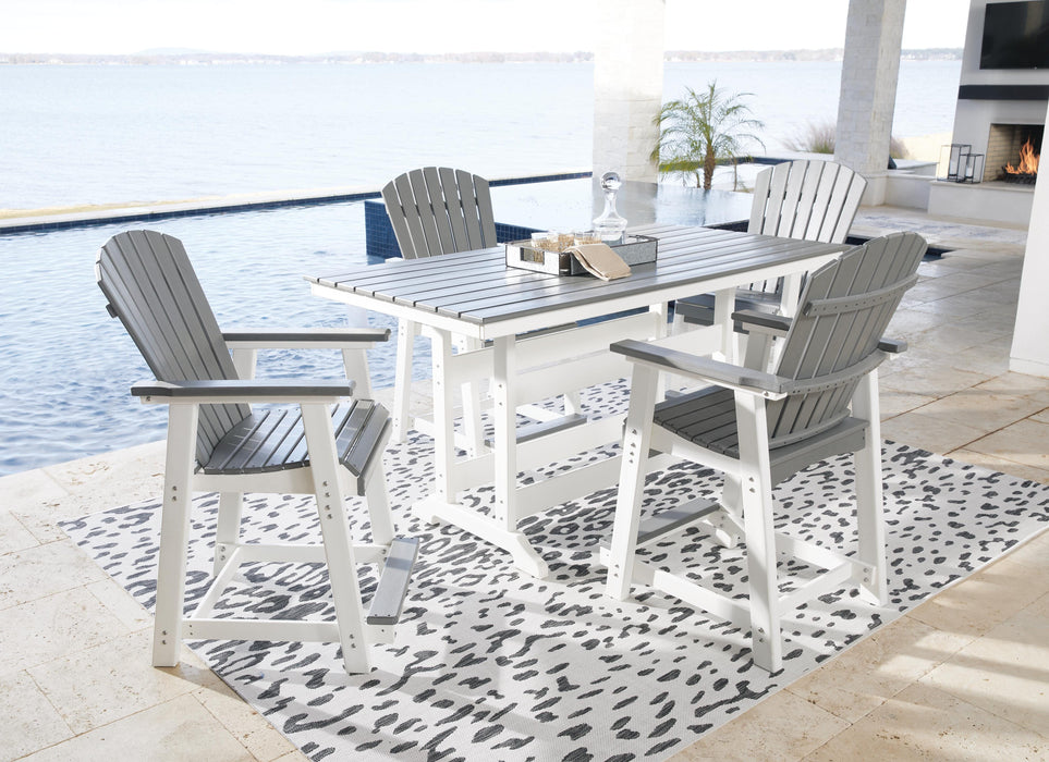 Transville Outdoor Dining Set - LasVegasFurnitureOnline.com