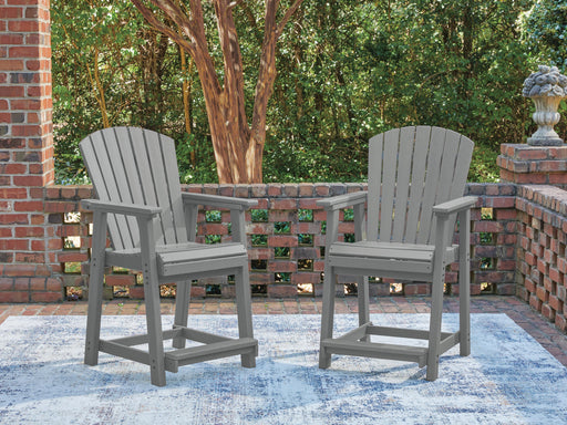 Sanctuary Beach Outdoor Counter Height Bar Stool (Set of 2) - LasVegasFurnitureOnline.com