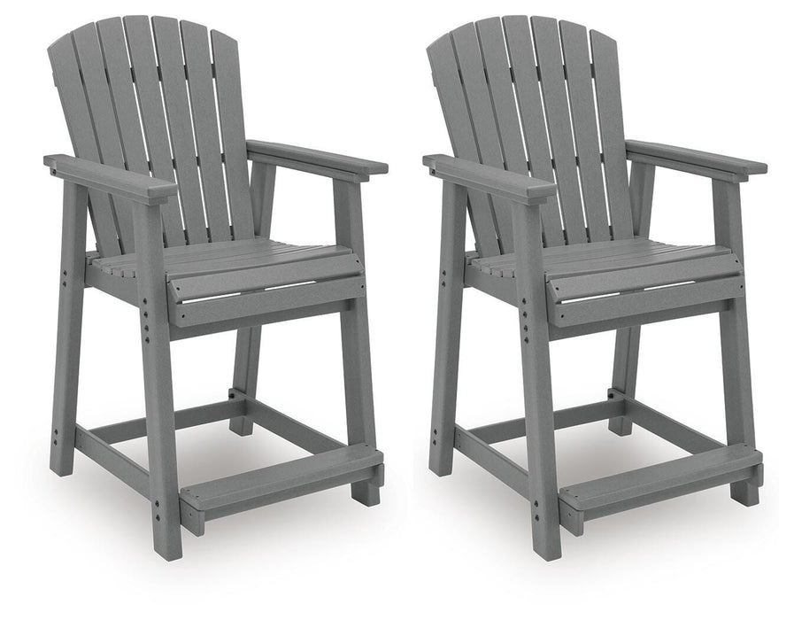 Sanctuary Beach Outdoor Counter Height Bar Stool (Set of 2) - LasVegasFurnitureOnline.com