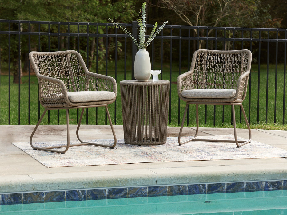 Majors Beach Outdoor Table and 2 Chairs - LasVegasFurnitureOnline.com