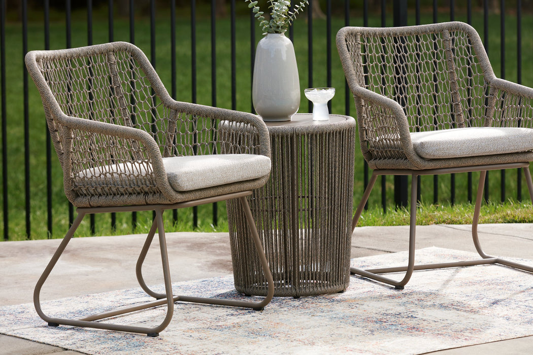Majors Beach Outdoor Table and 2 Chairs - LasVegasFurnitureOnline.com