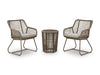 Majors Beach Outdoor Table and 2 Chairs - LasVegasFurnitureOnline.com
