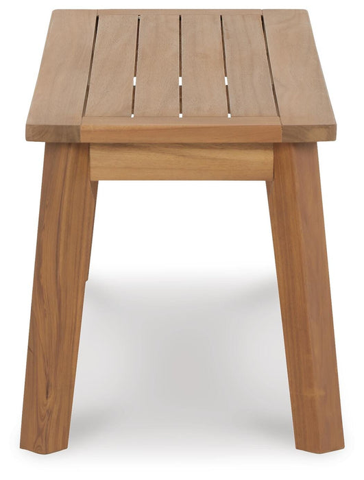 Janiyah Outdoor Dining Bench - LasVegasFurnitureOnline.com