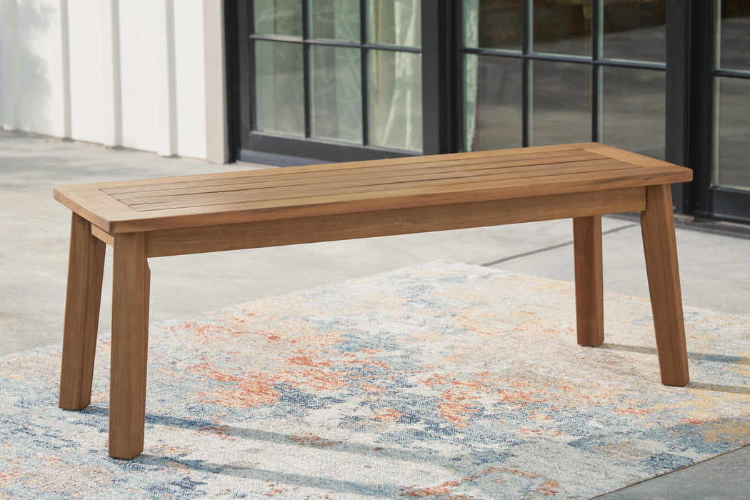 Janiyah Outdoor Dining Bench - LasVegasFurnitureOnline.com