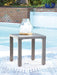 Half Moon Beach Outdoor End Table - LasVegasFurnitureOnline.com