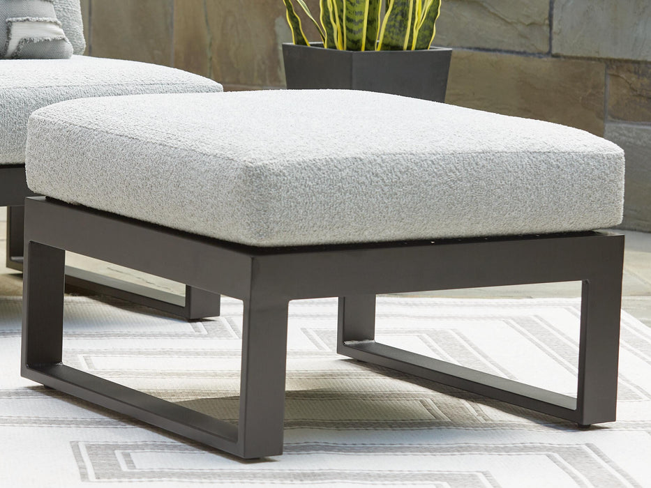 Beachloft Outdoor Ottoman with Cushion - LasVegasFurnitureOnline.com
