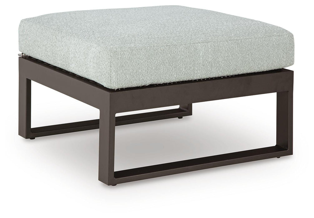 Beachloft Outdoor Ottoman with Cushion - LasVegasFurnitureOnline.com