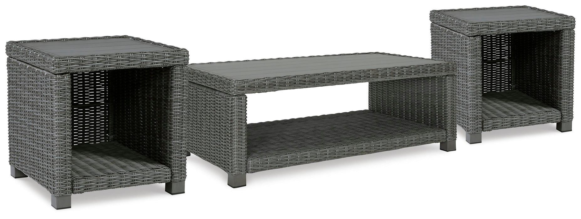 Elite Park Outdoor Occasional Table Set - LasVegasFurnitureOnline.com