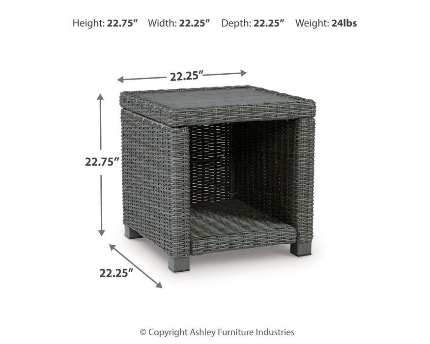 Elite Park Outdoor End Table - LasVegasFurnitureOnline.com