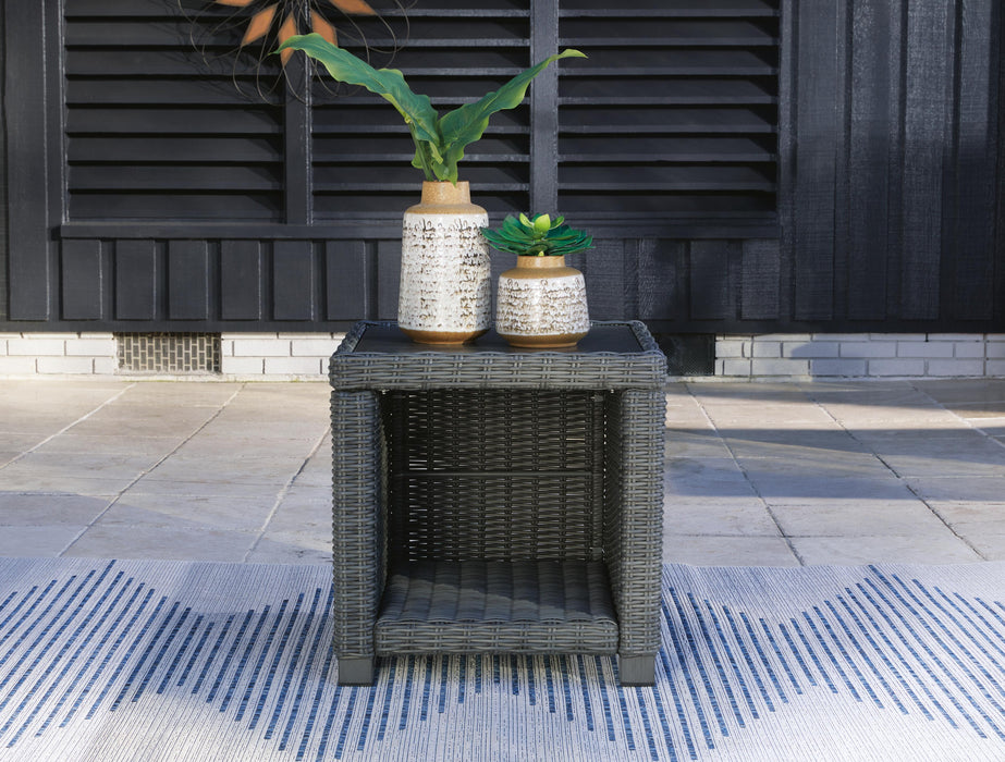 Elite Park Outdoor End Table - LasVegasFurnitureOnline.com