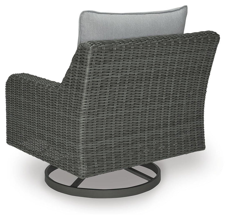 Elite Park Outdoor Swivel Lounge with Cushion - LasVegasFurnitureOnline.com