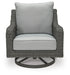 Elite Park Outdoor Swivel Lounge with Cushion - LasVegasFurnitureOnline.com