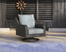 Elite Park Outdoor Swivel Lounge with Cushion - LasVegasFurnitureOnline.com