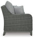 Elite Park Outdoor Loveseat with Cushion - LasVegasFurnitureOnline.com