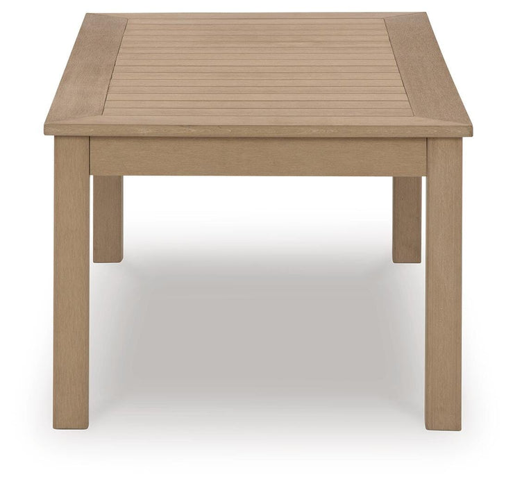 Hallow Creek Outdoor Coffee Table - LasVegasFurnitureOnline.com