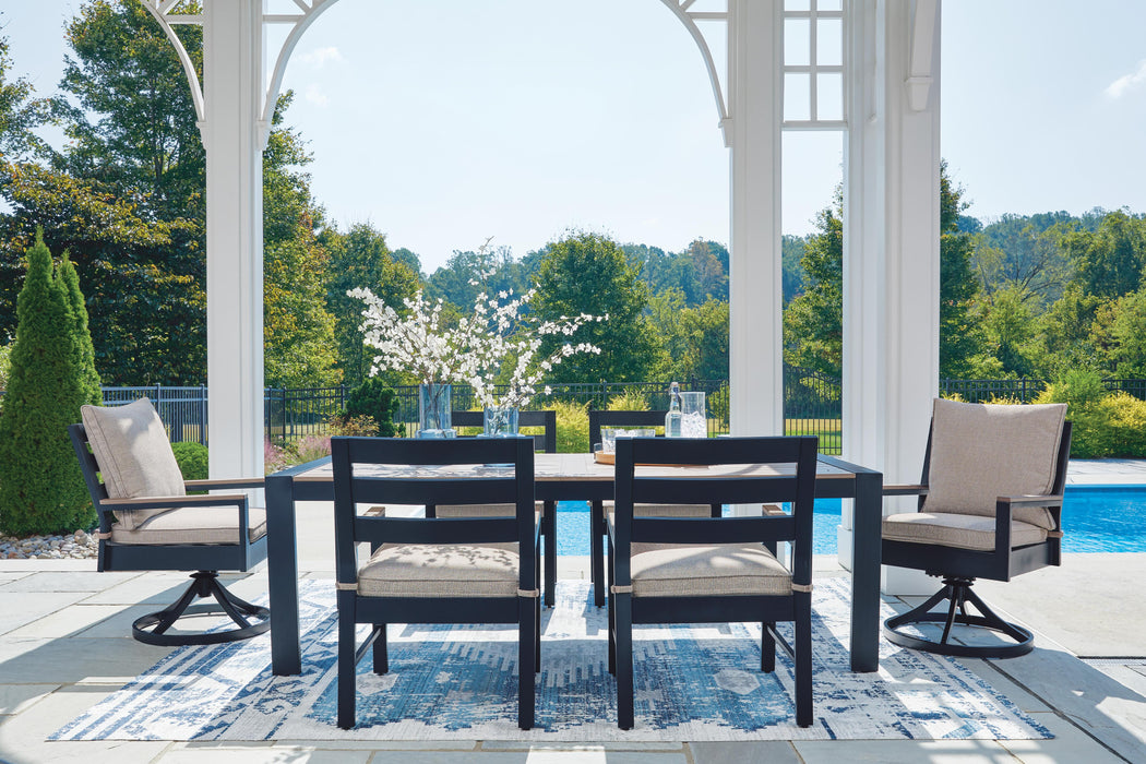 East Beach Outdoor Dining Set - LasVegasFurnitureOnline.com