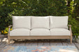 Carter Hall Outdoor Sofa with Cushion - LasVegasFurnitureOnline.com
