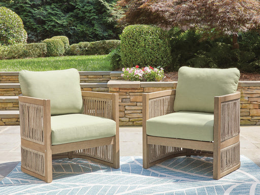 Serena Shores Outdoor Lounge Chair (Set of 2) - LasVegasFurnitureOnline.com