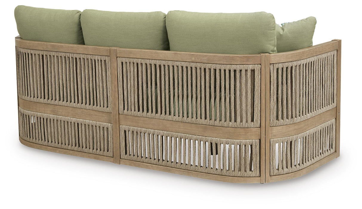 Serena Shores Outdoor Sofa with Cushion - LasVegasFurnitureOnline.com