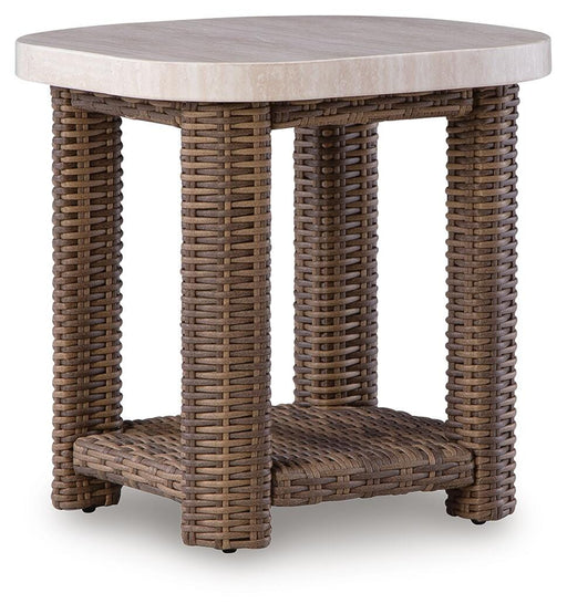 Dolan Creek Outdoor End Table - LasVegasFurnitureOnline.com