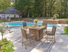 Walton Bridge Outdoor Bar Set - LasVegasFurnitureOnline.com
