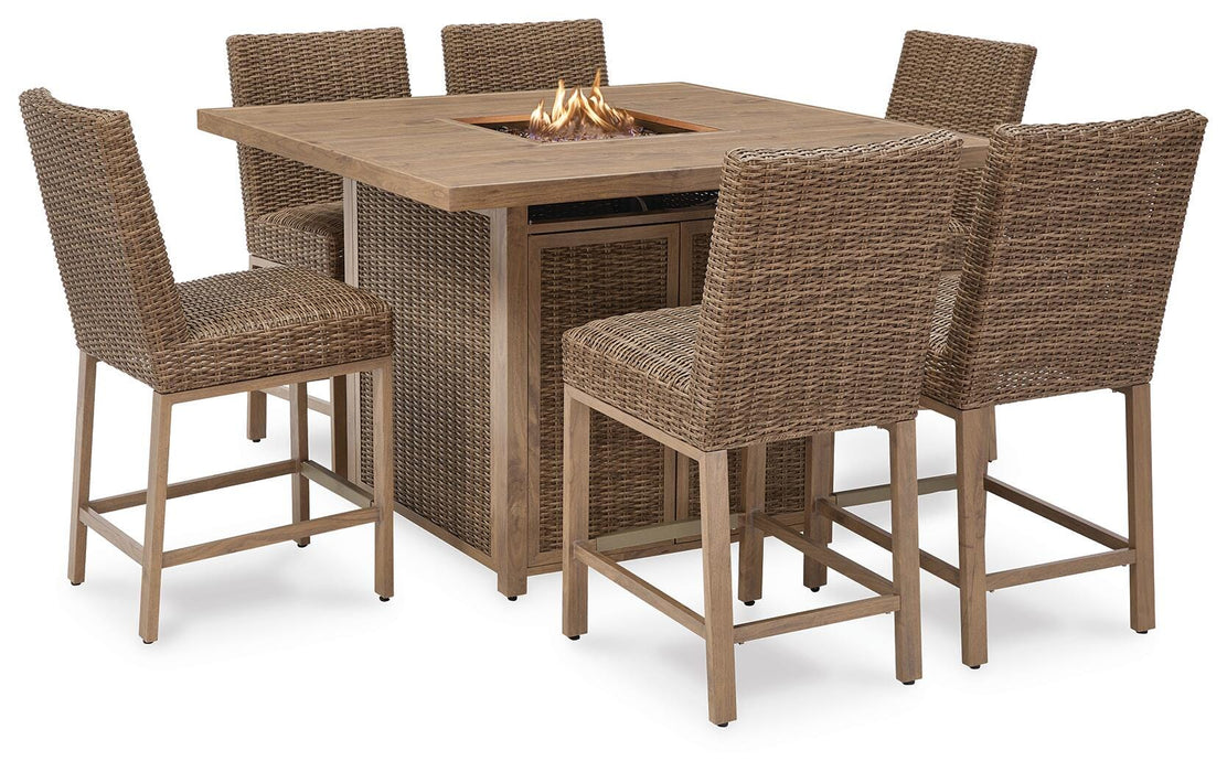 Walton Bridge Outdoor Dining Set - LasVegasFurnitureOnline.com