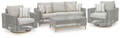 Seton Creek Outdoor Upholstery Set - LasVegasFurnitureOnline.com