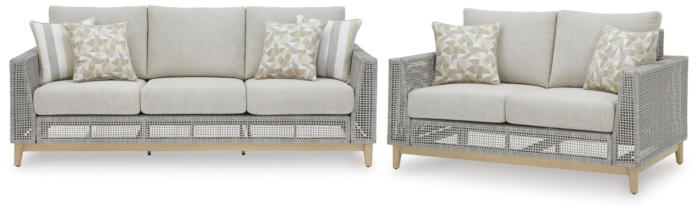 Seton Creek Outdoor Seating Set - LasVegasFurnitureOnline.com