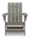 Visola Outdoor Adirondack Chair Set with End Table - LasVegasFurnitureOnline.com