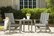 Visola Outdoor Adirondack Chair Set with End Table - LasVegasFurnitureOnline.com