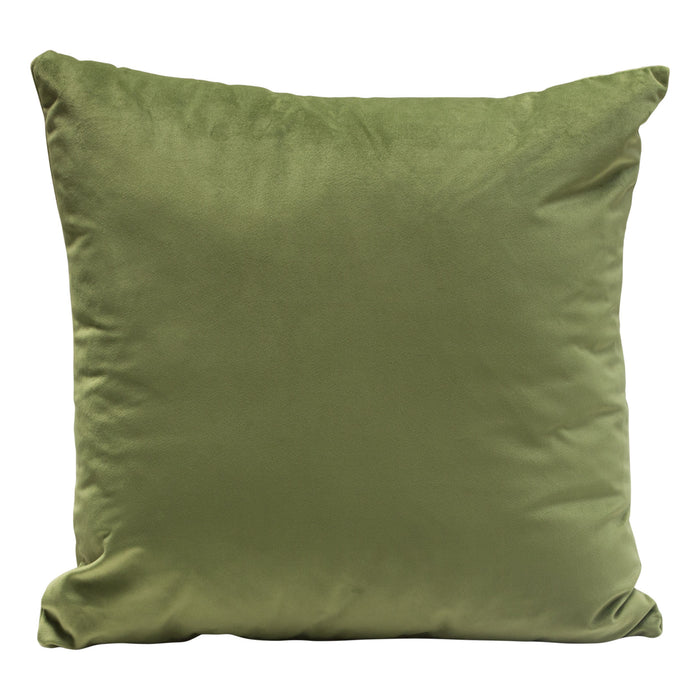 Set of (2) 16" Square Accent Pillows in Sage Green Velvet by Diamond Sofa